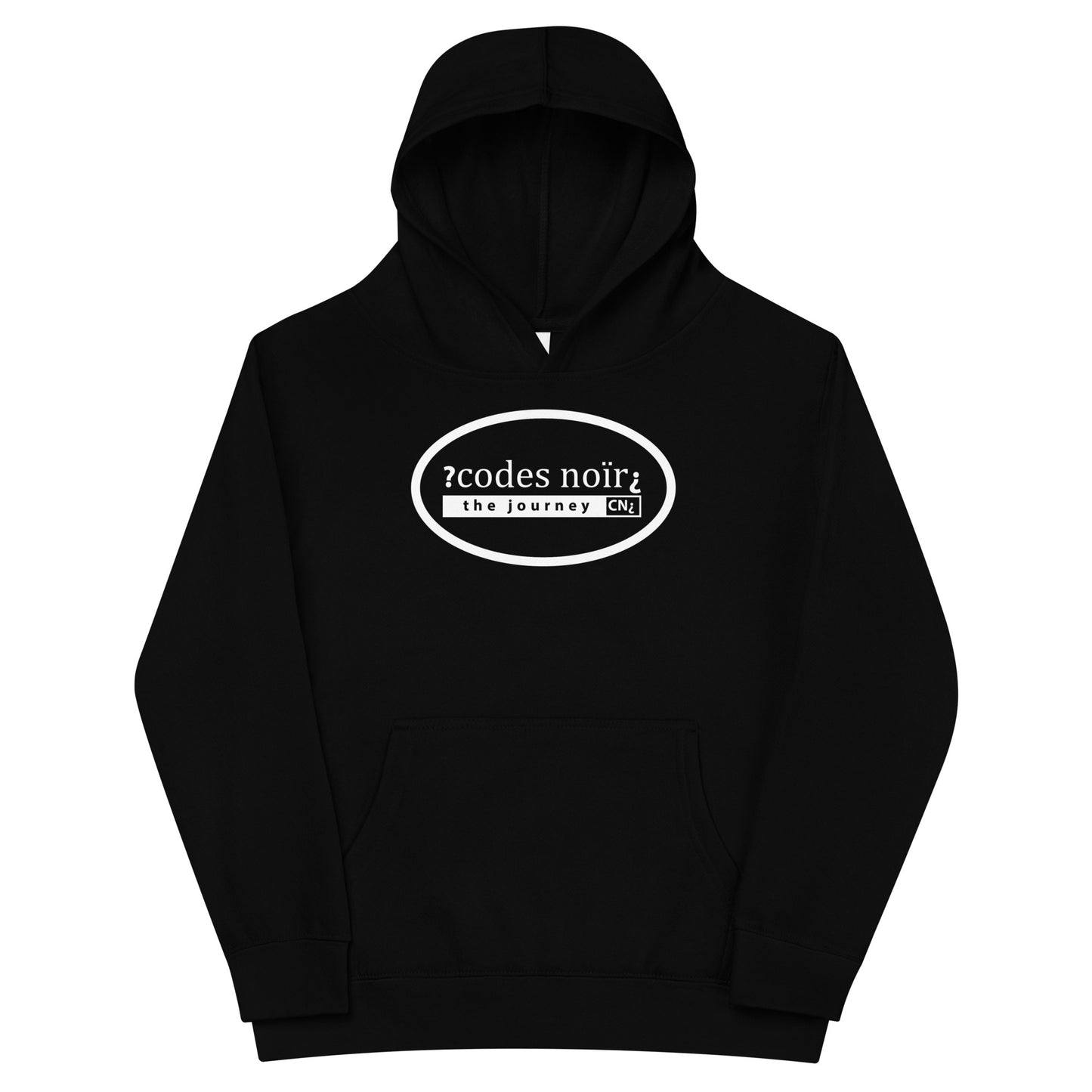 The Journey Black Kids Fleece Hoodie