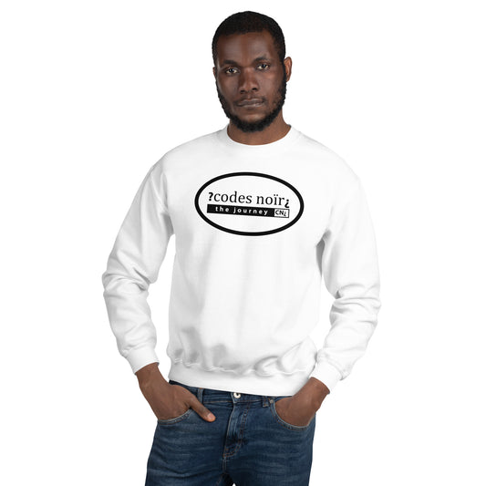 The Journey White Unisex Sweatshirt