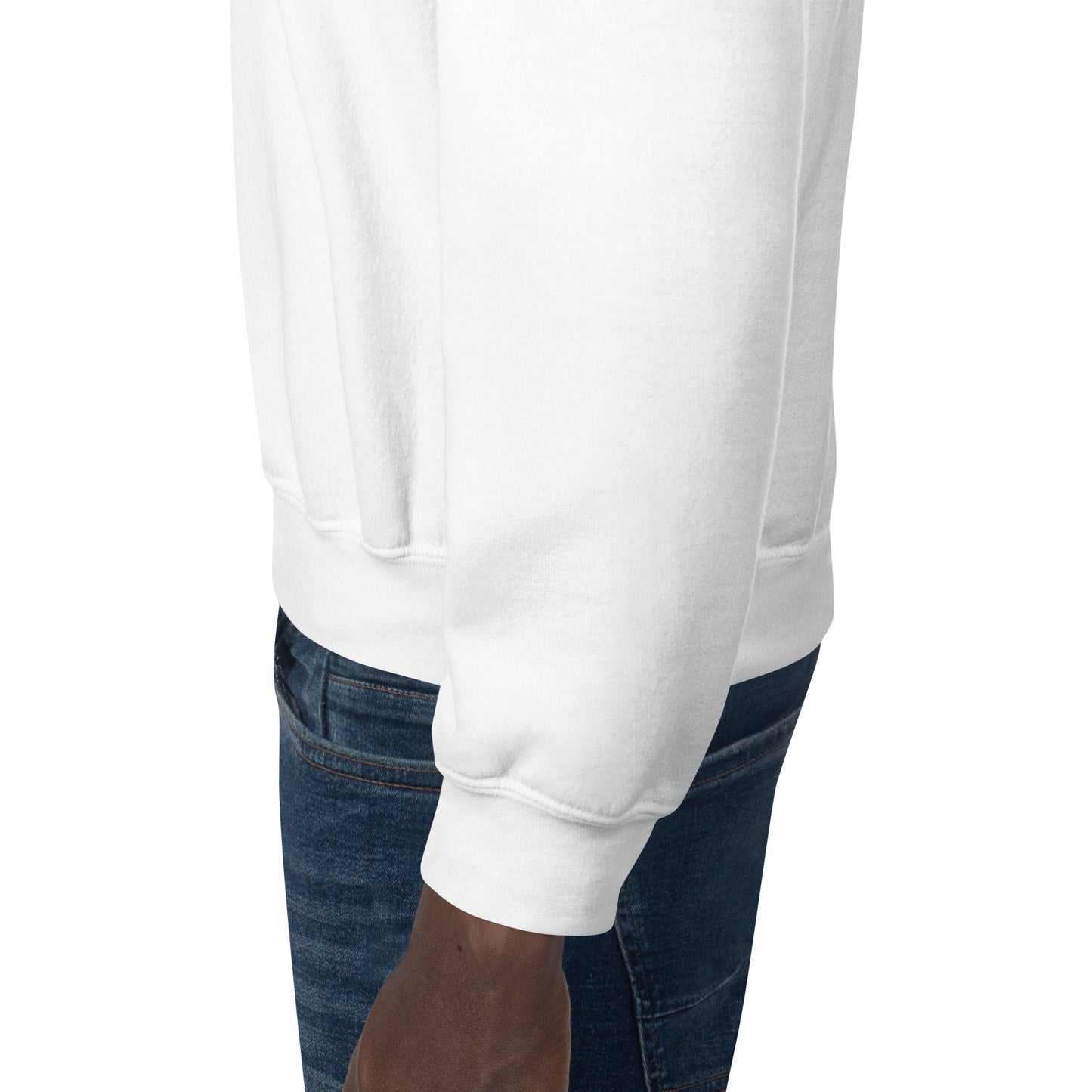 The Journey White Unisex Sweatshirt