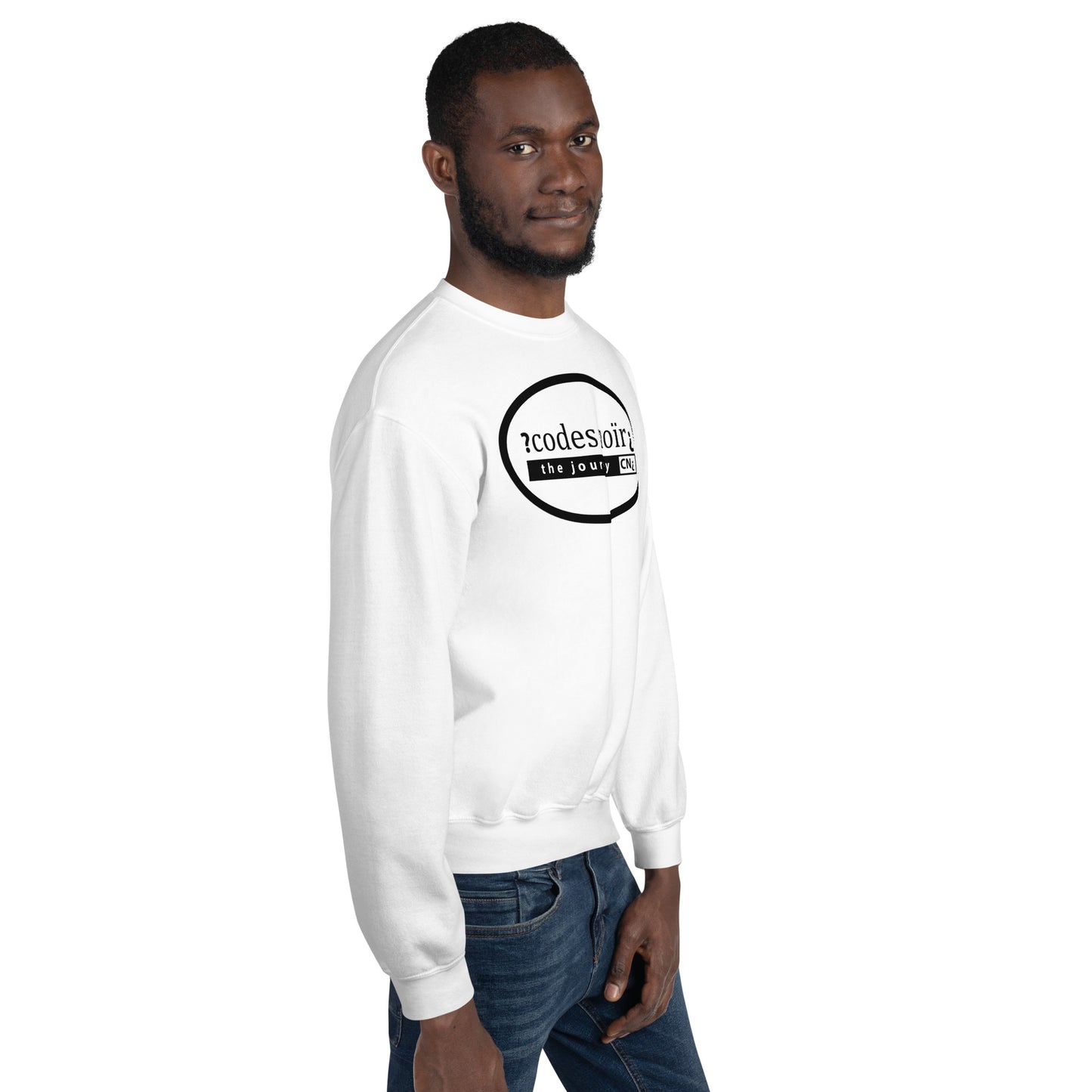 The Journey White Unisex Sweatshirt