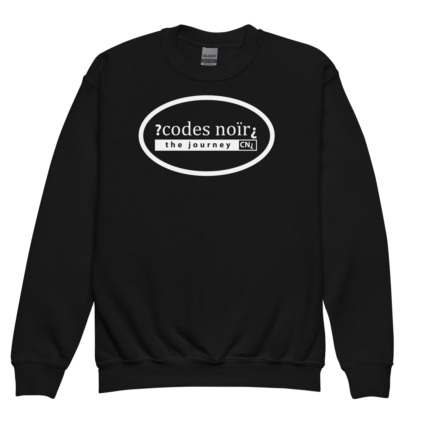 The Journey Black Youth Crewneck Sweatshirt